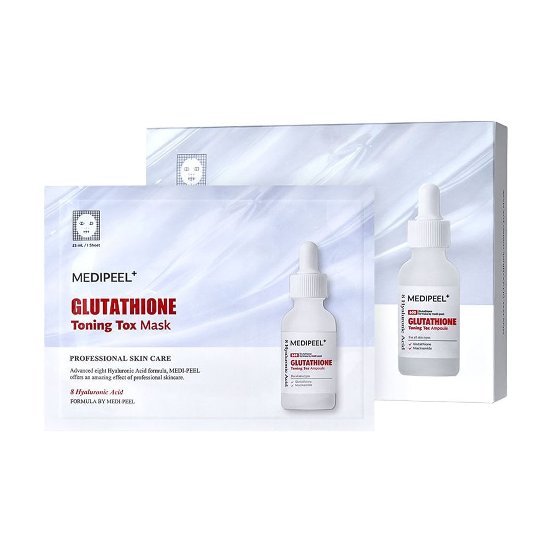Тканинна маска для обличчя Medi-Peel Glutathione Toning Tox Mask, 100*25 мл